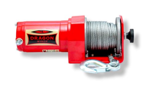 12V 2500 lb/ 1133 kg elektromos quad csörlő drótkötéllel, kormányról vezérelhető, eke mozgatásához is alkalmas, MAGAS MINŐSÉG