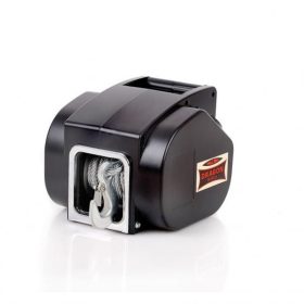   12V 5000 lb/ 2268 kg nagy teherbírású, elektromos csörlő, vezetékes távirányítóval, drótkötéllel