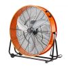 Ipari dobventilátor 13000 CFM légszállítással – 3 fokozat, 360°-ban forgatható fej, 220 W teljesítmény, halk működés, 88×34×94 cm, görgős kialakítás