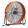 Ipari dobventilátor 13000 CFM légszállítással – 3 fokozat, 360°-ban forgatható fej, 220 W teljesítmény, halk működés, 88×34×94 cm, görgős kialakítás