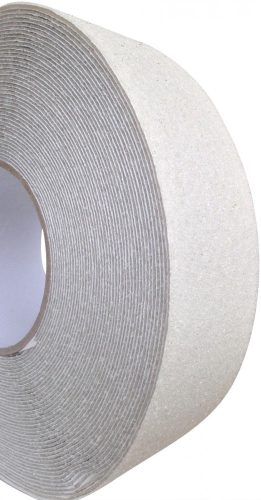 Színtelen vízálló csúszásgátló csúszásmentesítő szalag 50 mm áttetsző, öntapadó időjárás álló ragasztós csík, méterenkénti ár