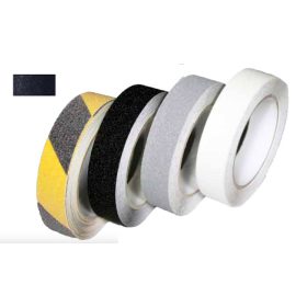 Csúszásgátló csúszásmentesítő szalag 25 mm széles fekete öntapadós vízálló,