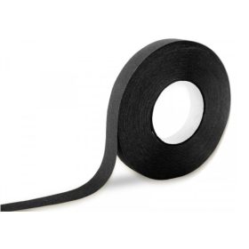   Csúszásgátló csúszásmentesítő szalag 25 mm széles 18,3 m hosszú fekete öntapadós vízálló, időjárás álló ragasztós csík öntapadó