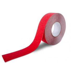 Csúszásgátló csúszásmentesítő szalag 50 mm széles 18,3 m hosszú piros öntapadós vízálló