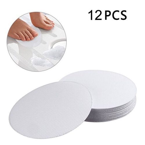 12 db öntapadó vízálló elcsúszás elleni matrica csúszásgátló kádba, zuhanyzóba, lépcsőre. Áttetsző, korong formájú