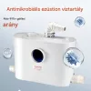 Darálós szennyvízátemelő 900W 180 l/perc áramlási sebesség, 12 m szállítómagasság 4 vízbemenettel