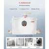 500W Darálós szennyvízátemelő 6600 l/óra, 8 m emelőmagasság, 4 bemenettel