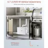Darálós szennyvízátemelő 500W 110 l/perc áramlási sebesség, 8 m szállítómagasság 4 vízbemenettel