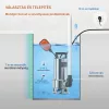 Búvárszivattyú 1300W szennyvízhez és tiszta vízhez 20 000 l/óra, automata úszókapcsolóval