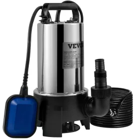   Búvárszivattyú 1100W szennyvízszivattyú 230V kerti szivattyú 20 000 l/óra áramlási sebesség