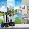 Búvárszivattyú 1100W szennyvízszivattyú 230V kerti szivattyú 20 000 l/óra áramlási sebesség