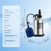 Merülő szennyvízszivattyú 550W búvárszivattyú 230V kerti szivattyú, 9500L/h áramlási sebesség