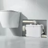 Szennyvízátemelő darálós szivattyú 500W 6600 l/óra, 3 bekötési lehetőséggel