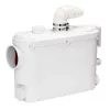 Szennyvízátemelő darálós szivattyú 500W 6600 l/óra, 3 bekötési lehetőséggel