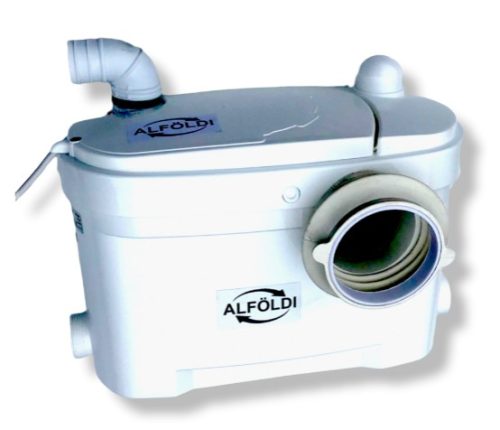 Darálós WC  marótárcsás nem késes! 500W 6 méter 4 bekötési lehetőség 3 év garancia Alföldi Setma szennyvíz szivattyú átemelő pumpa