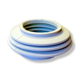 Darálós WC bekötő cső, 110-es PVC szennyvízcsőre húzható szennyvíz szivattyú átemelő pumpa alkatrész