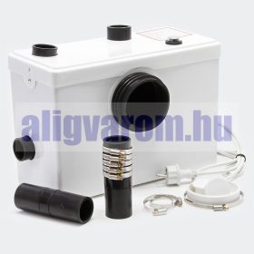   Darálós WC szennyvíz szivattyú 600W 5,5 méter emelés WT600 2 helyen beköthető zagyszivattyú átemelő pumpa 