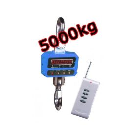   Darumérleg, függeszthető mérleg 5000 kg teherbírás 1 kg-os lépték távirányítóval