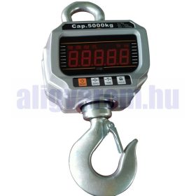   Darumérleg, függeszthető mérleg 5000 kg teherbírás 2 kg-os lépték távirányítóval