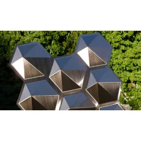   3D design lemez CRYSTAL típus különböző anyagokból kivitelezéssel és méretekben 3,5 m²-ig
