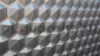 3D design lemez CRYSTAL típus különböző anyagokból kivitelezéssel és méretekben 3,5 m²-ig