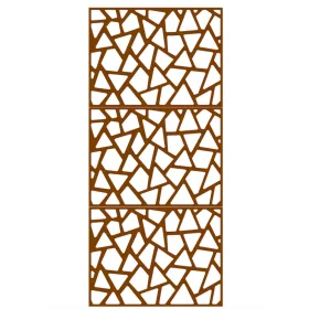   Dekor lemez bronz térelválasztó panel 2000x900x1 mm kő mintás acél lemez 