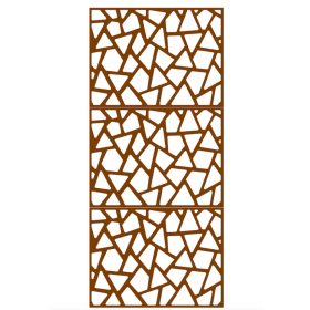   Dekor lemez bronz térelválasztó panel 2000x900x1 mm kő mintás acél lemez 