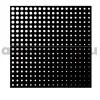 Dekor lemez térelválasztó panel 1000x1000x0,6mm Moon fekete dekorpanel