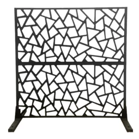   Dekor lemez térelválasztó panel 1000x1000x0,6mm Mozaik fekete dekorpanel