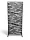 Dekor lemez fekete térelválasztó panel 2000x900x1 mm Nautic mintás acél lemez 