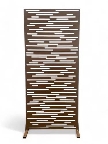 Dekor lemez bronz térelválasztó panel 2000x900x1 mm Nautic mintás acél lemez 