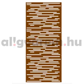   Dekor lemez bronz térelválasztó panel 2000x900x1 mm Nautic mintás acél lemez 