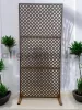 Dekor lemez bronz térelválasztó panel 2000x900x1 mm Privat mintás acél lemez 