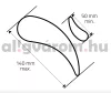 Dekor lemez RG csepp alakú mintákkal különböző anyagokból és méretekben 1000x2000mm 1250x2500mm 1500x3000mm