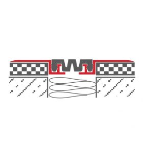 OX Dilatációs burkolatváltó hosszú áthidaló profil 4 méter hosszú alumínium