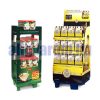 Display emelő, bemutató állvány mozgató hidraulikus kézikocsi 250 kg teherbírás, mechanikus emelés R