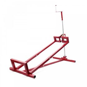   Szerelő állvány fűnyíró traktor munkagép tisztításhoz Döntve emelő szerelőpad karbantartáshoz, kerékcseréhez