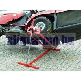   Szerelő állvány fűnyíró traktor munkagép tisztításhoz Döntve emelő szerelőpad karbantartáshoz, kerékcseréhez