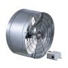 Tetőtéri elszívó ventilátor 1300 CFM légszállítással – állítható termosztát, 380 x 200 mm, acélházas kialakítás, automata működés, 185 m² lefedettség