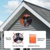Ipari teljesítményű tetőtéri elszívó ventilátor 2940 CFM légszállítással – állítható termosztáttal, 420 x 275 mm-es méretben, korrózióálló acélház,