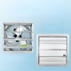 Ipari fali elszívó ventilátor 1506 CFM légszállítással – 409 mm átmérő, teljesen fémből, 105 W-os AC motorral, automata lamellazárással