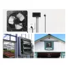 Fali elszívó ventilátor távirányítóval – 904 CFM teljesítmény, 305 mm lapátátmérő, energiatakarékos EC motor, fémházas kivitel, automatikus lamellazárás