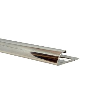   OX 12 mm Domború íves csempe élvédő rozsdamentes inox saválló acél 12x2500 mm
