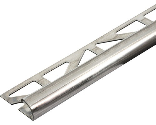 OX 8 mm Domború íves csempe élvédő natúr alumínium csempe csempeszegély 8x2500 mm