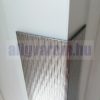 MS Saválló inox élvédő rozsdamentes ipari sarokléc bordás mintás 20x20x2000 mm gasztro nagykonyhai sarokvédő profil