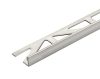 OX 15 mm L alakú alumínium csempeszegély natúr alu élvédő 15x2500 mm-es profil