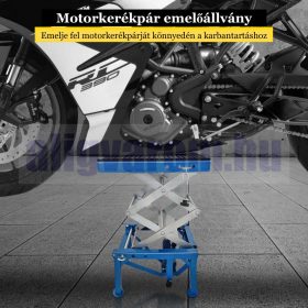   Emelőasztal 136 kg teherbírású hidraulikus emelő platform, motorkerékpár ollós emelő, motoremelő