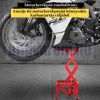 Emelőasztal 136 kg teherbírású hidraulikus emelő platform rögzítő hevederekkel, motorkerékpár ollós emelő, motoremelő