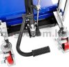 Hidraulikus kézi magasemelő 400 kg 1500 mm felhajtható emelőlappal és villával, emelőasztal, manipulációs targonca 