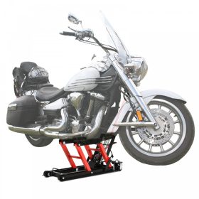   Hidraulikus ollós emelő hidraulikus motorkerékpár emelő max. 680 kg acél 110x36x67 cm